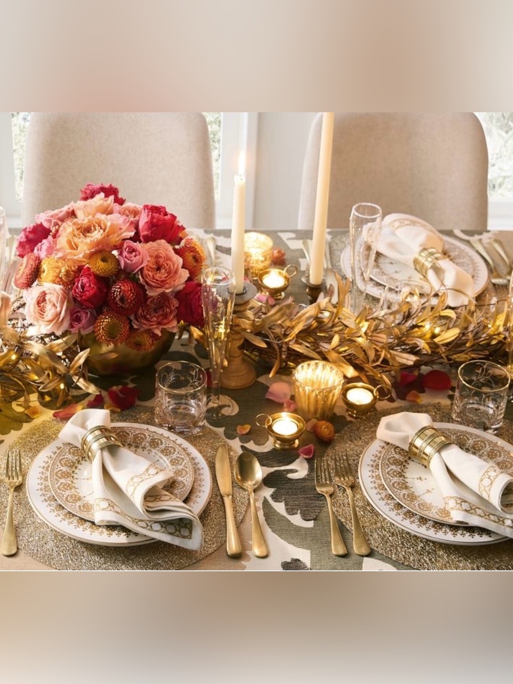 Pottery Barn Diya Stoneware Salad Plates - Set of 4 - Picture 2 of 3